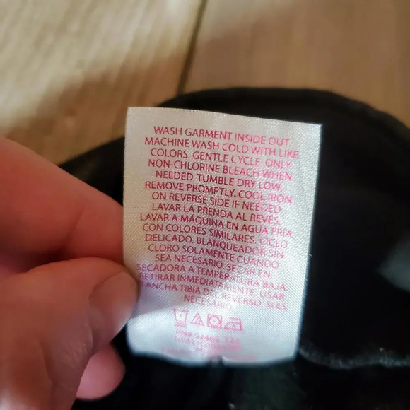 No Boundaries Black Checkered Stretchy Leggings Juniors Size Small 3-5 - Picture 5 of 12